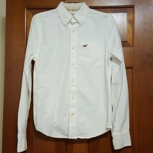 White, cotton button down shirt